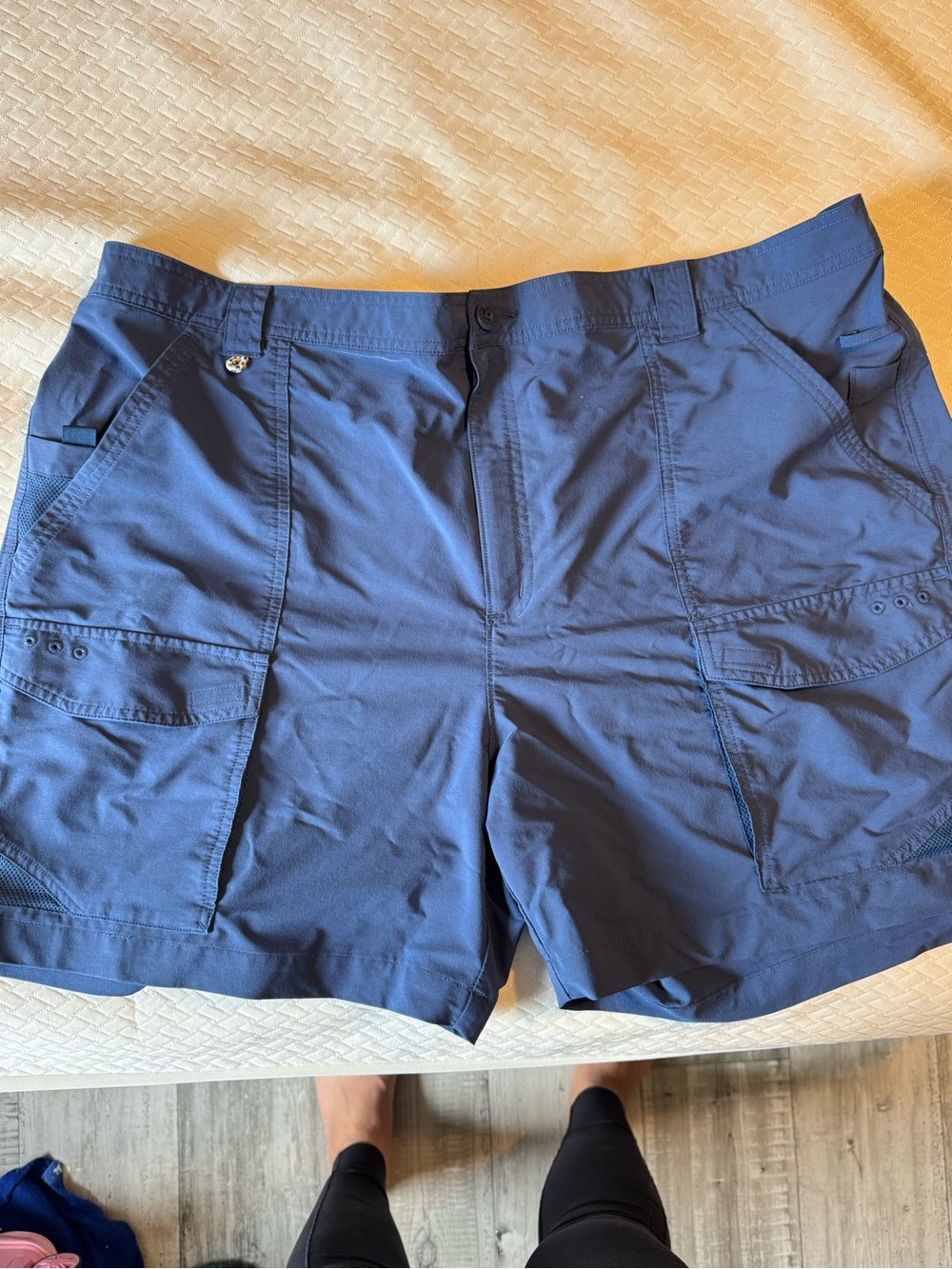 Men's Navy Blue Cargo Shorts Columbia